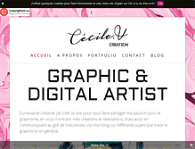 Tablet Screenshot of cecilevcreation.com